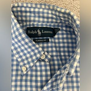 Men’s polo dress shirt long sleeve